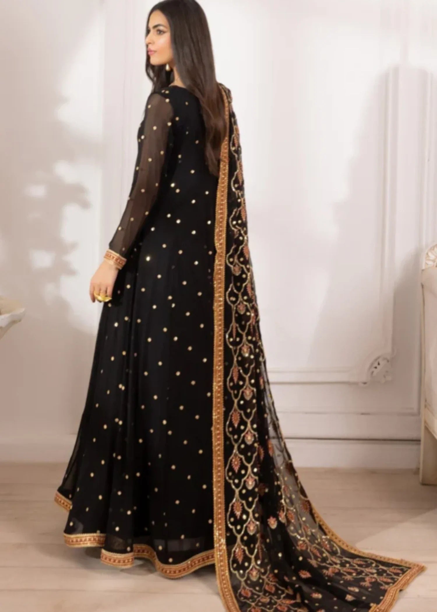 Mohagni MGG 106 CHIFFON STITCHED Women 3pcs