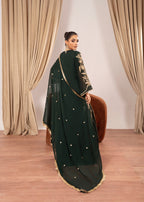 Maira Fashion Bottle green kurta set Women 4pcs