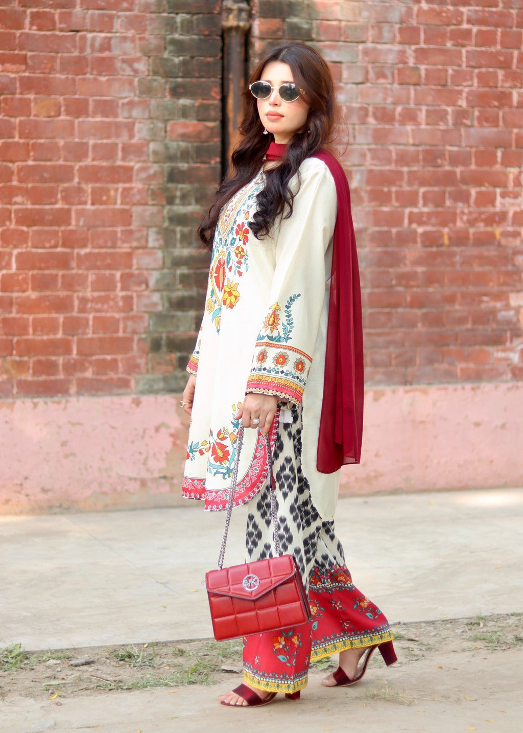 Gulposh Neeon (Digital Printed ) Women 2pcs