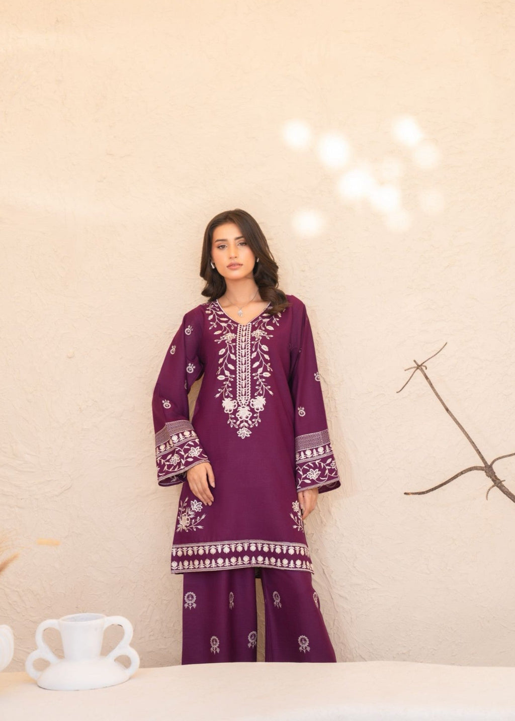 Rehhas Attires PLUM WINTER Women 2pcs