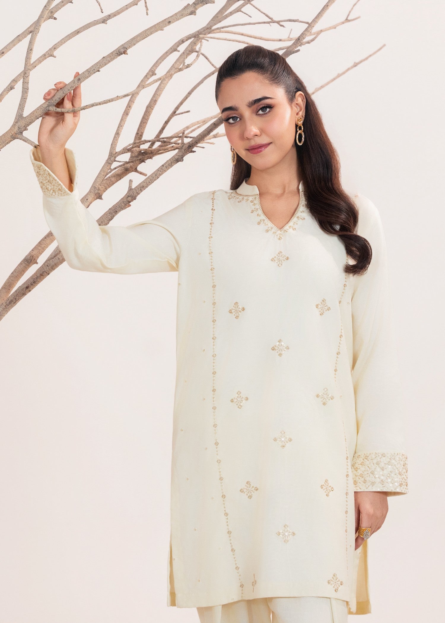 Sahibas By Mirza Tarz beige Women 2pcs