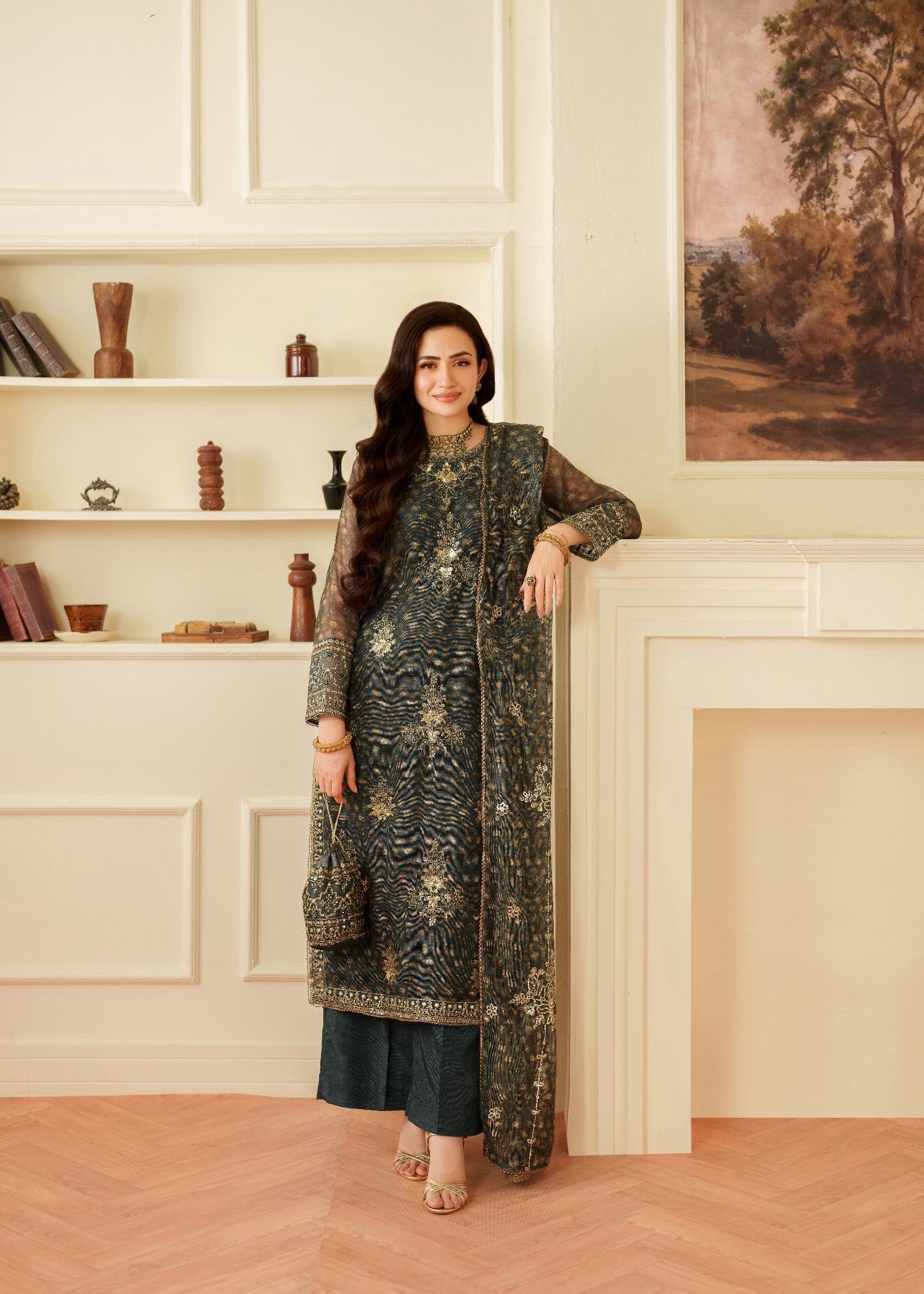 Mohagni LD 01 STITCHED I UNSTITCHED Women 4pcs