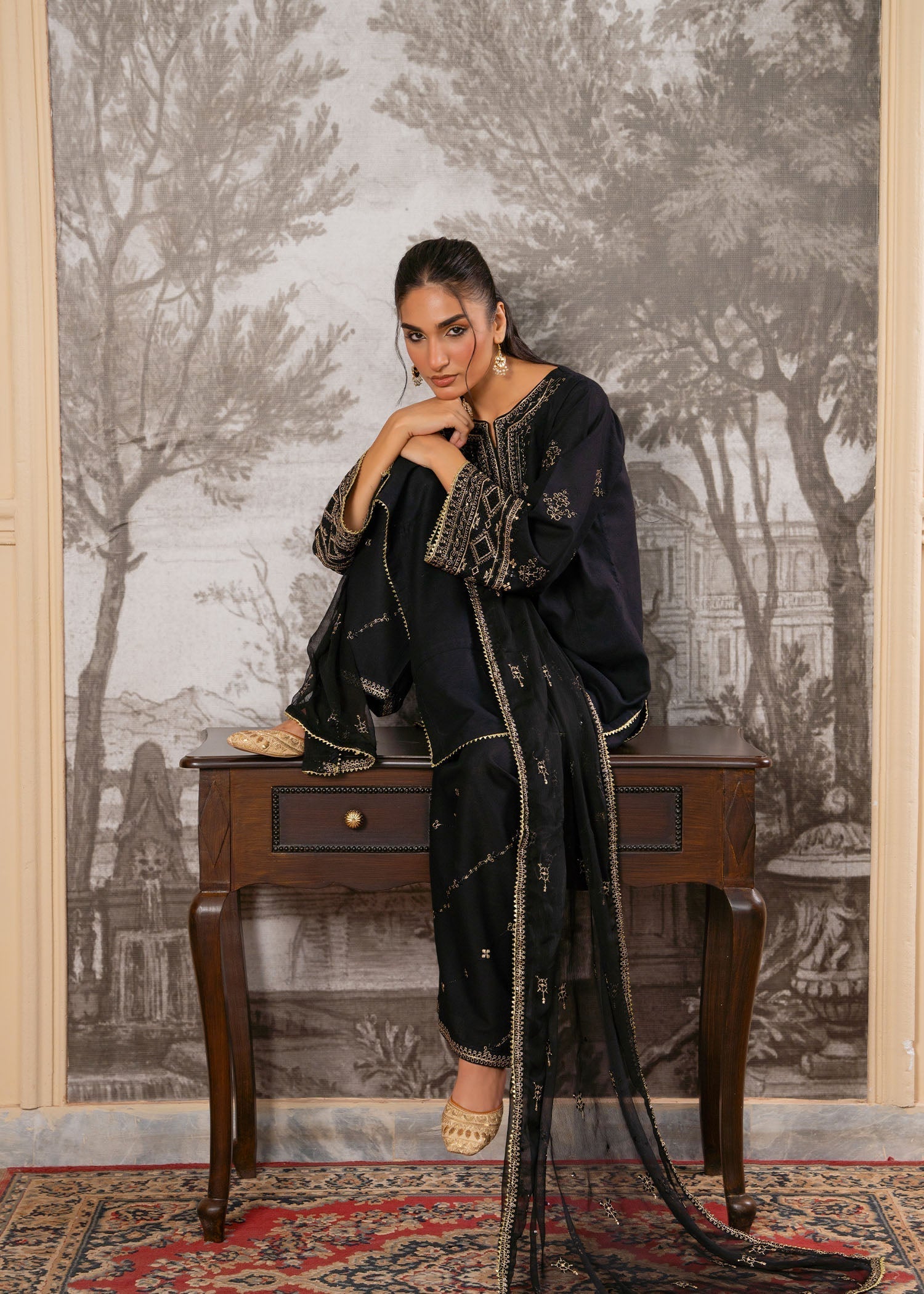 Momin Online Midnight Grace Women 3pcs