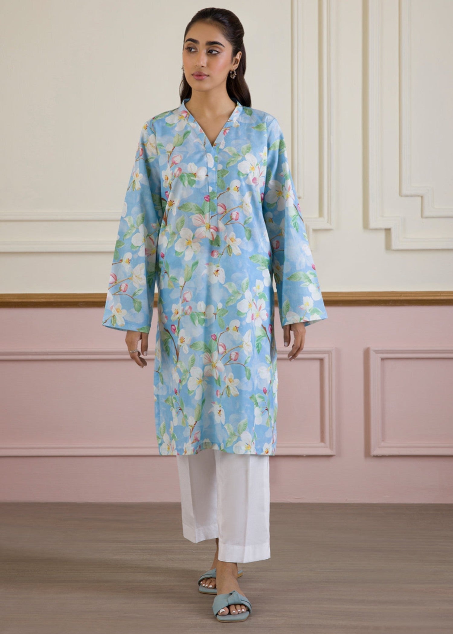 Zellbury WPC2512603 Sky Blue Women 1pcs