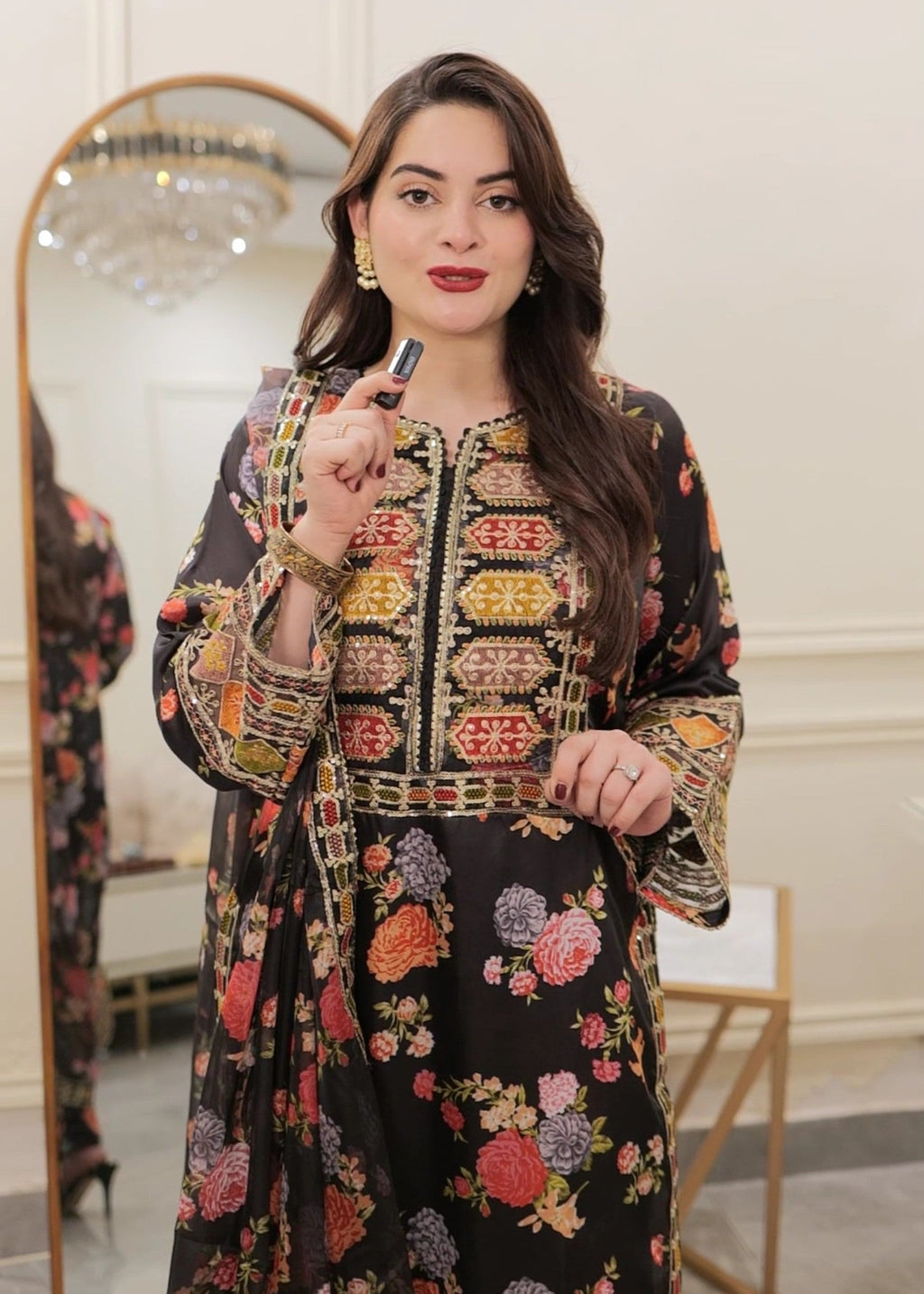 Tehzeeb Libas CHANDNI EMBROIDERED Women 3pcs