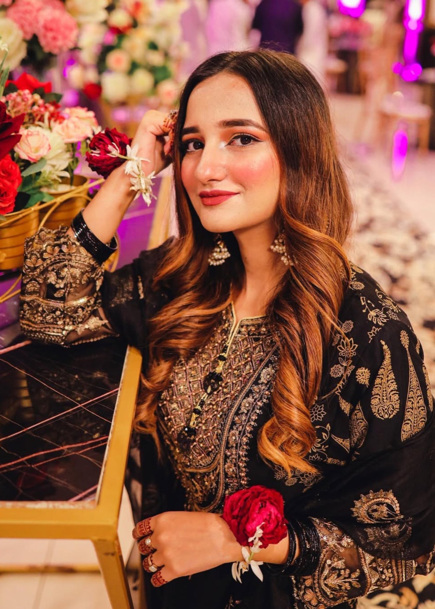 Suits By Sadia IMAAN BLACK GHARARA Women 3pcs