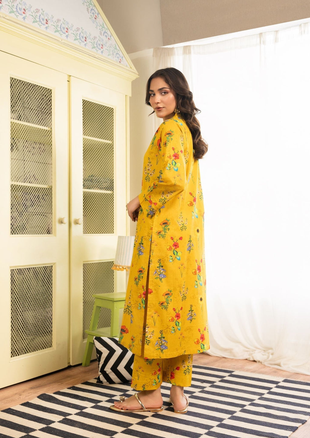 Yolo Pret Digital Print Lawn GULMEENA G25 0012 Women 2pcs