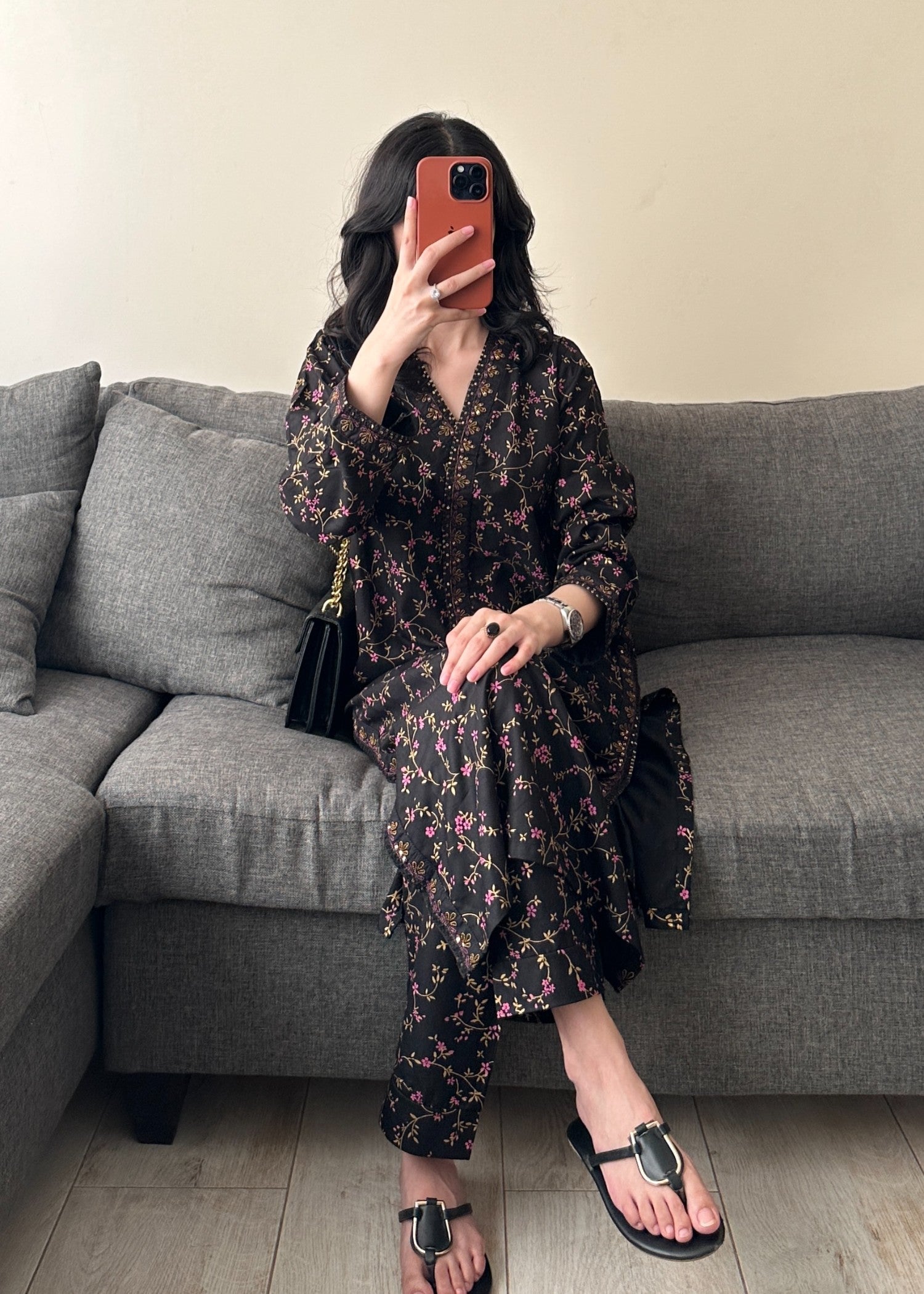 B.K Clothings Midnight Gold Women 2pcs