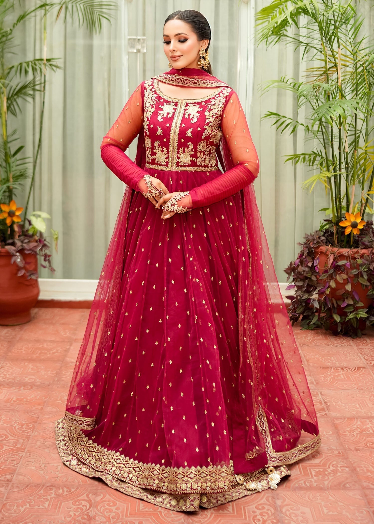 Rang-e-Haya Rosella (Maroon) Women 3pcs