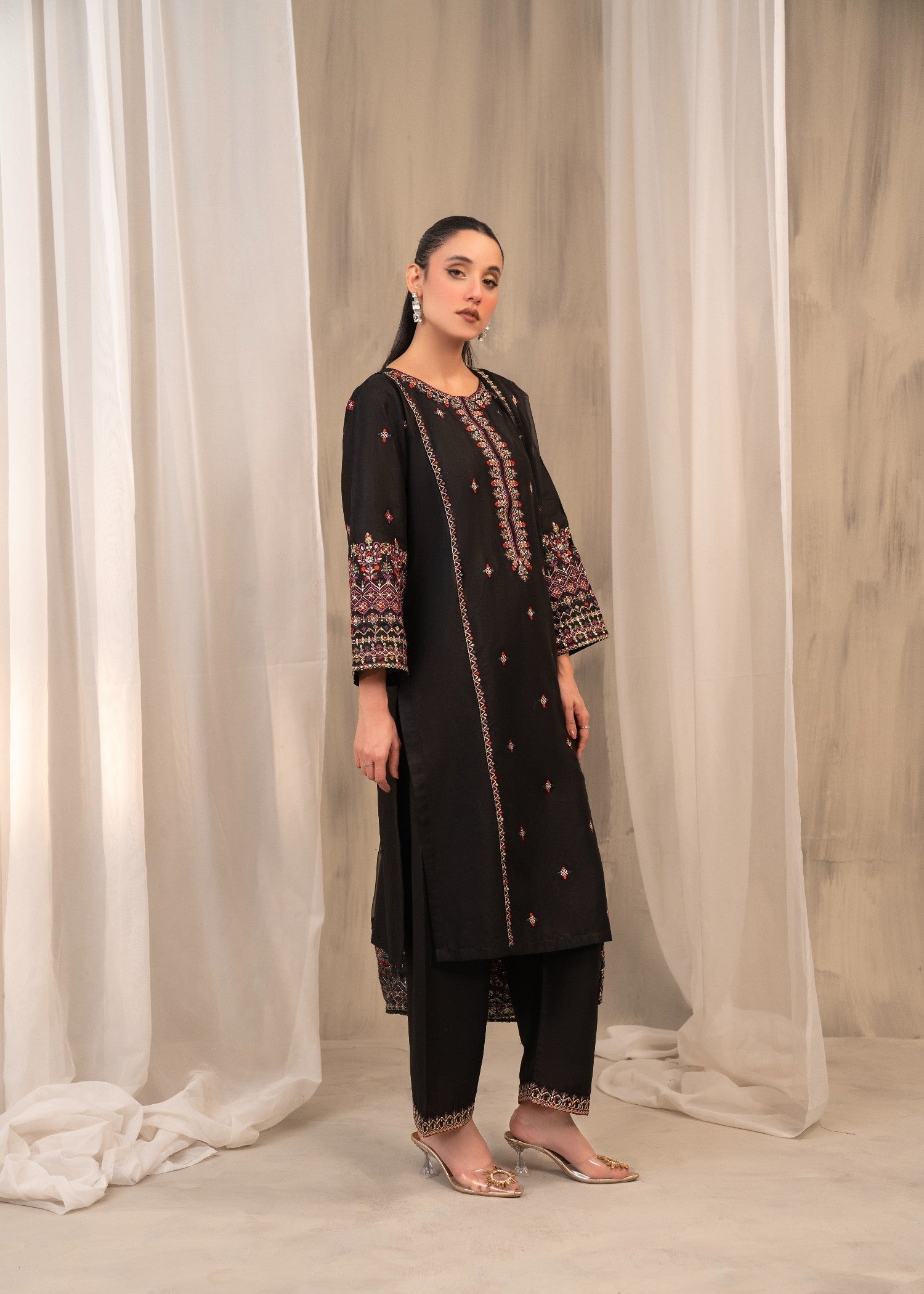 Shehroz Fashion Zarqash Women 3pcs