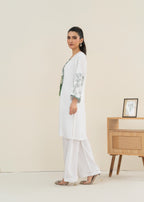 Stylish Collection EMBELLISH WHITE Women 2pcs
