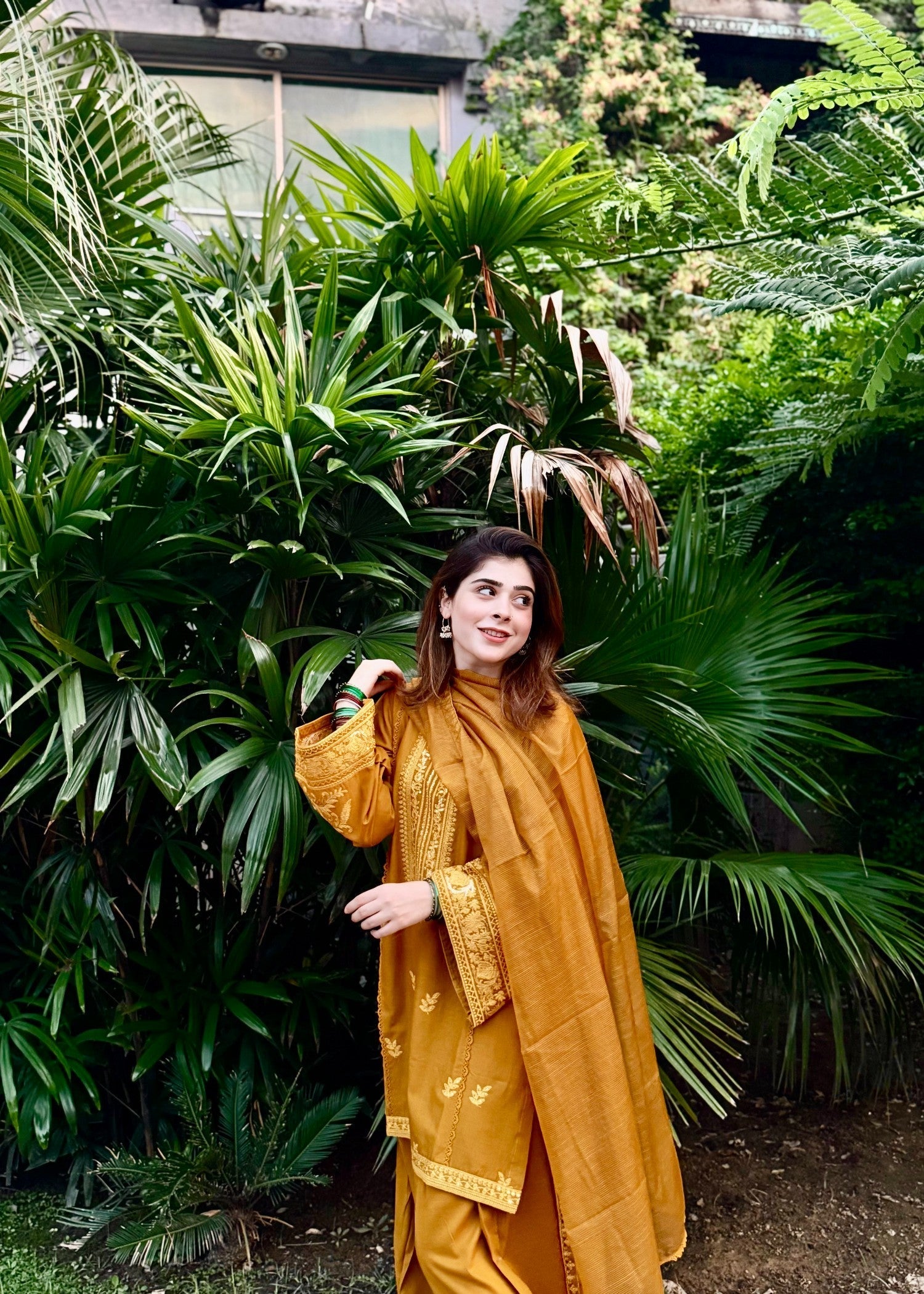 Imtiazbyalrubab Mustard charm Women 3pcs