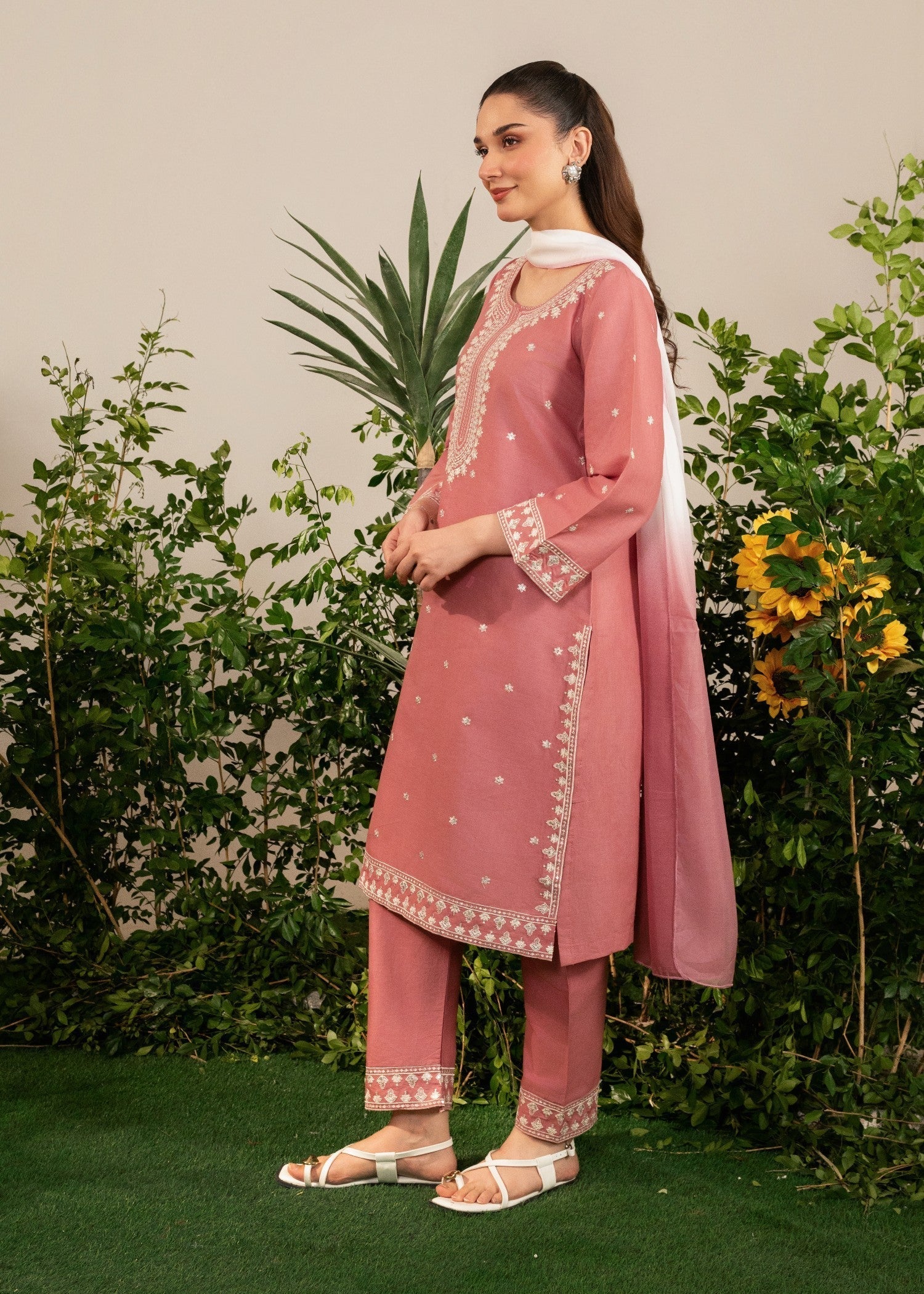 Tehzeeb Libas BARBIE EMBROIDERED Women 3pcs