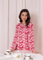 Laal Kurti Printed Kurta Set D116 Women 2pcs