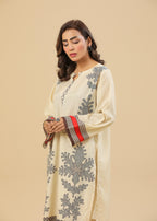 Zenyre Ivory Noir Printed Set Women 2pcs