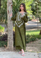 Tehzeeb Libas HAYAAM EMBROIDERED Women 2pcs