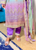 Suits By Sadia Green chunri chiffon Ayesh Women 3pcs