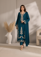 Tawakal Closet TEAL WHITE Women 3pcs