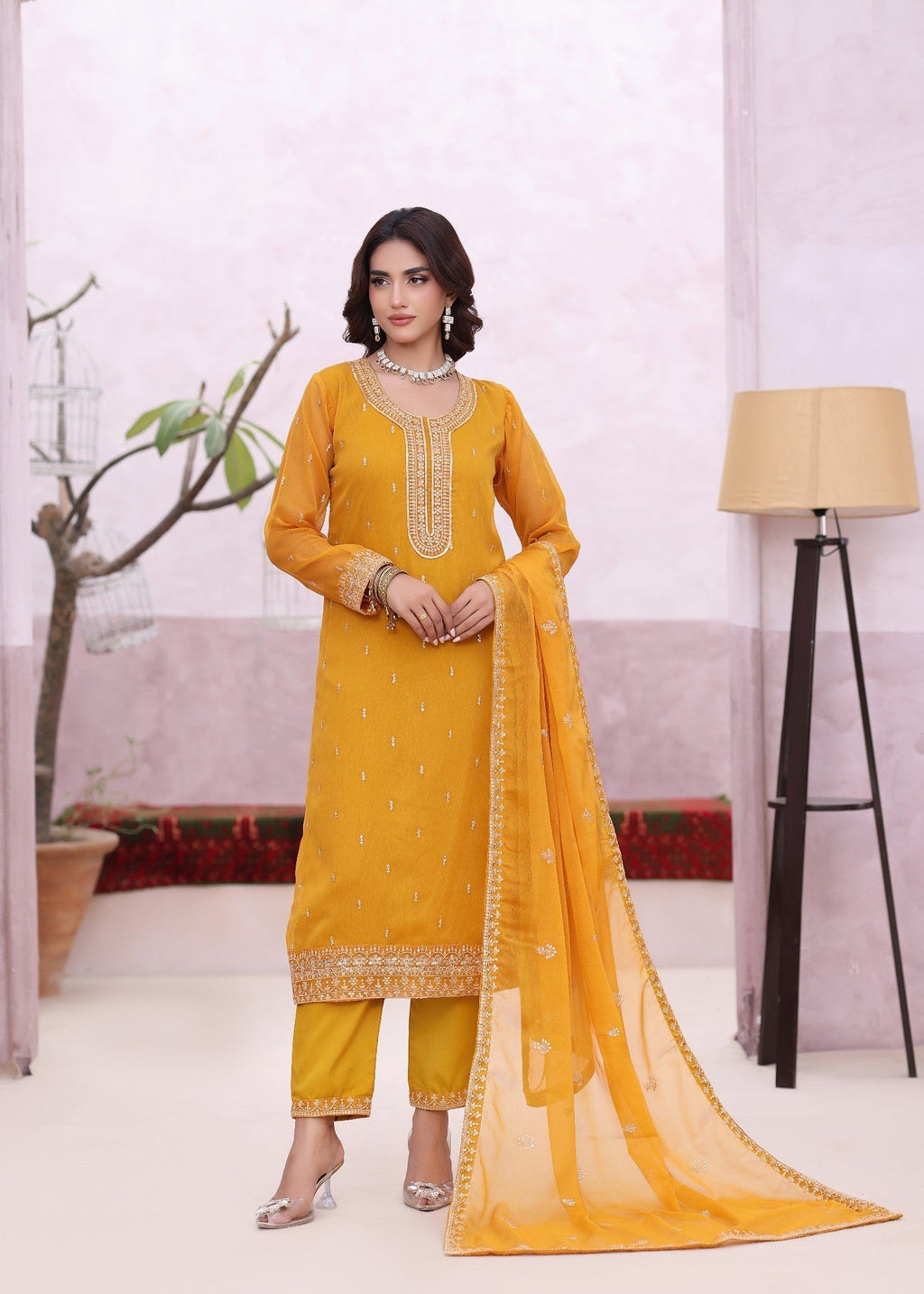 Abaan Zohan Ada Mustard Women 3pcs