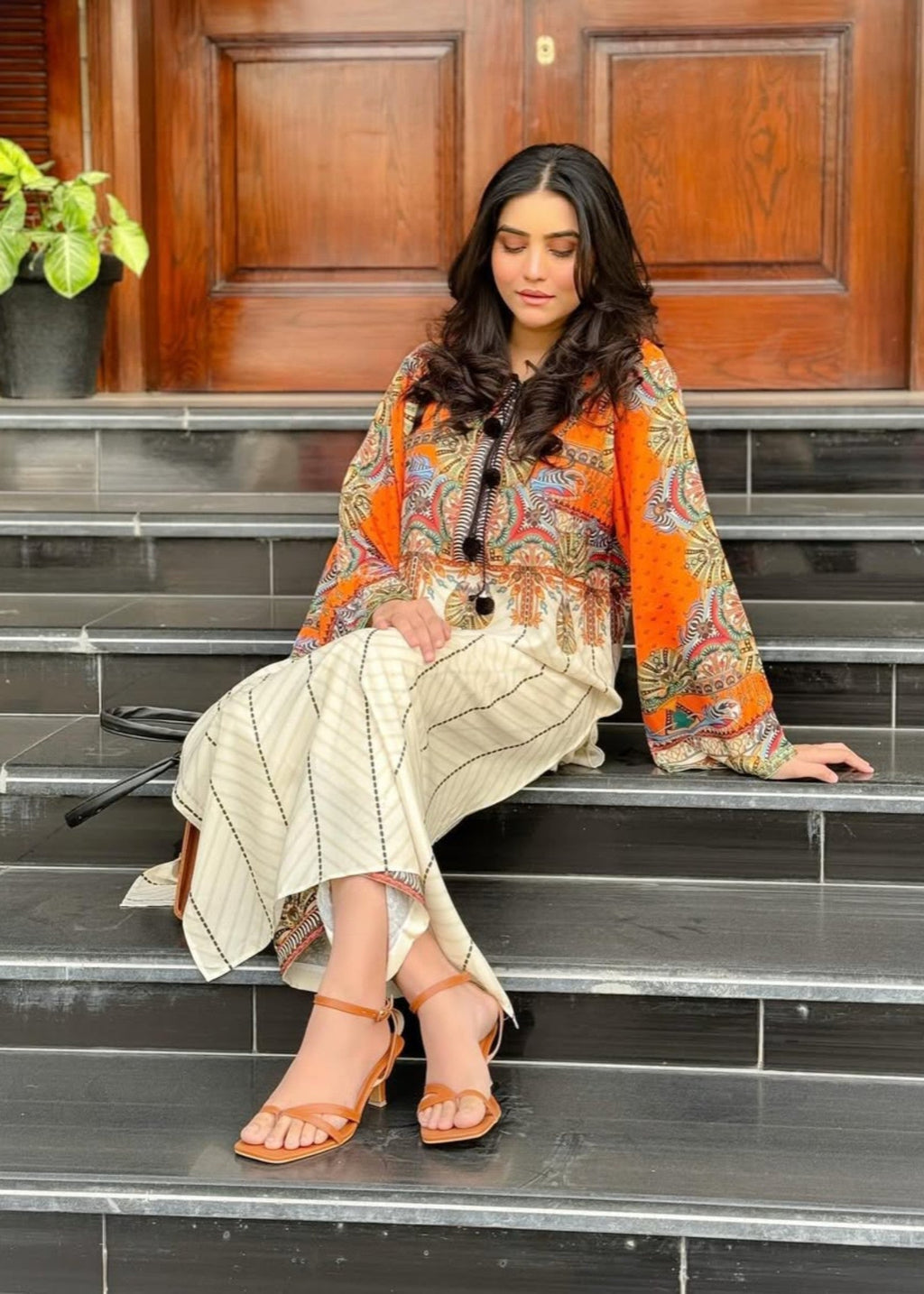 Tehzeeb Libas HIRA CORD SET Women 2pcs