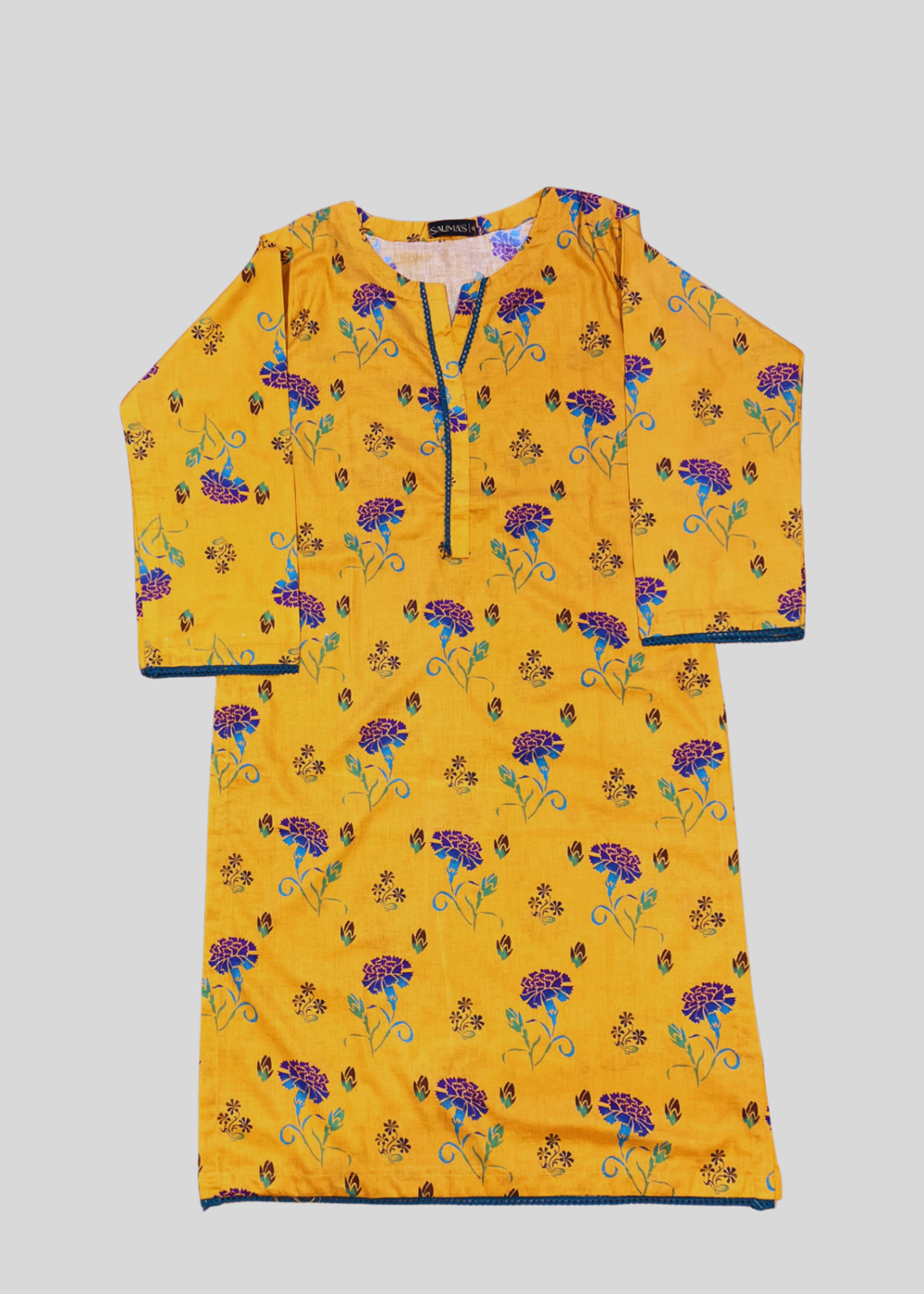 Salimas Lawn Stitched Suit – Sunshine Floral Grace Women 2pcs