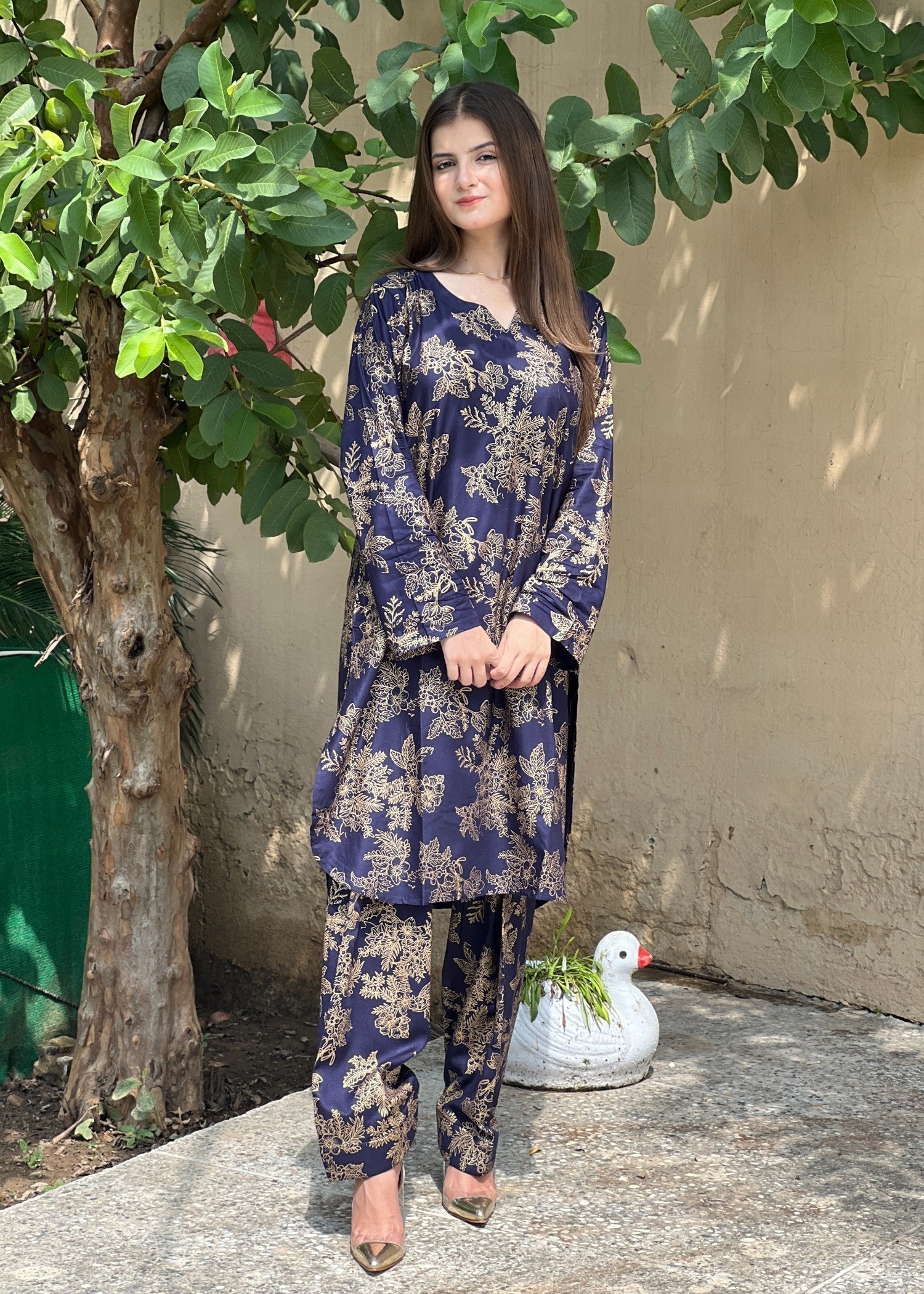 B.K Clothings Farshi shalwar 2pice Women 2pcs
