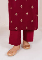 Yolo Pret Embroidered Silk Karandi with Embroidered Border Shawl AML W25 0030 Women 3pcs