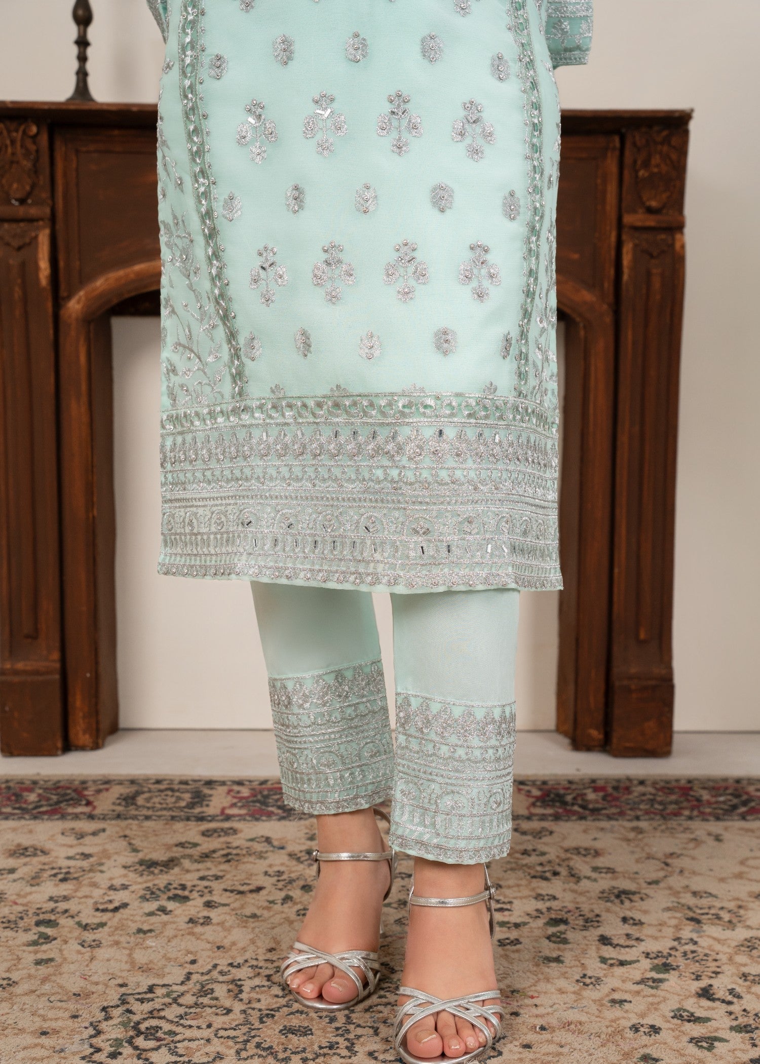 Four Season Boutique JUMMI 12 CHIFFON ICEBLUE Women 3pcs