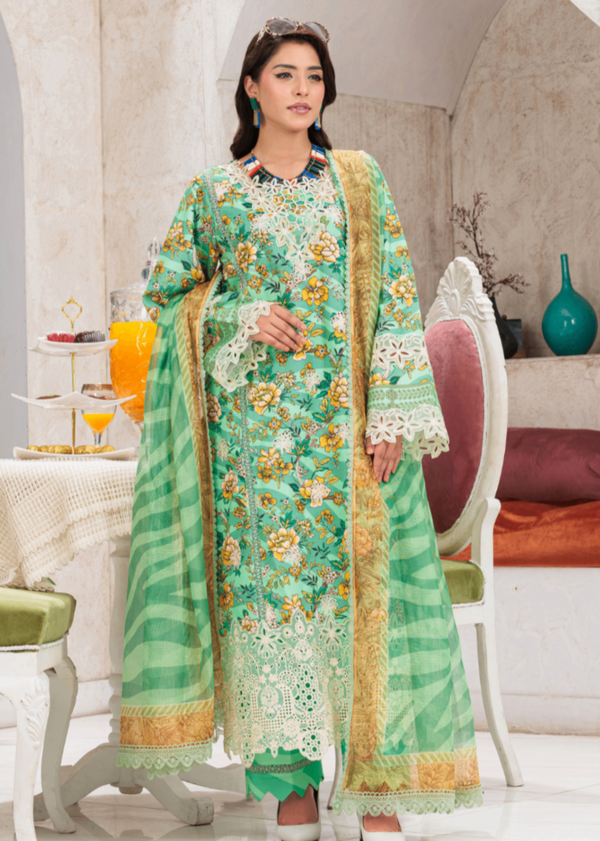 Huma Gul Mint Mirage HG 101 Women 3pcs