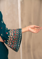 Shehroz Fashion Peacock EMBROIDERY Women 3pcs