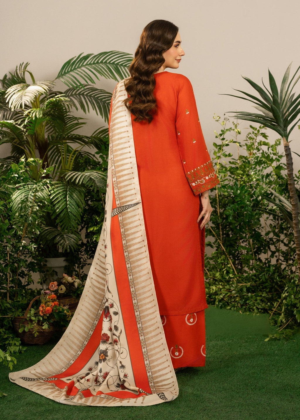 Tehzeeb Libas MALAIKA EMBROIDERED Women 3pcs