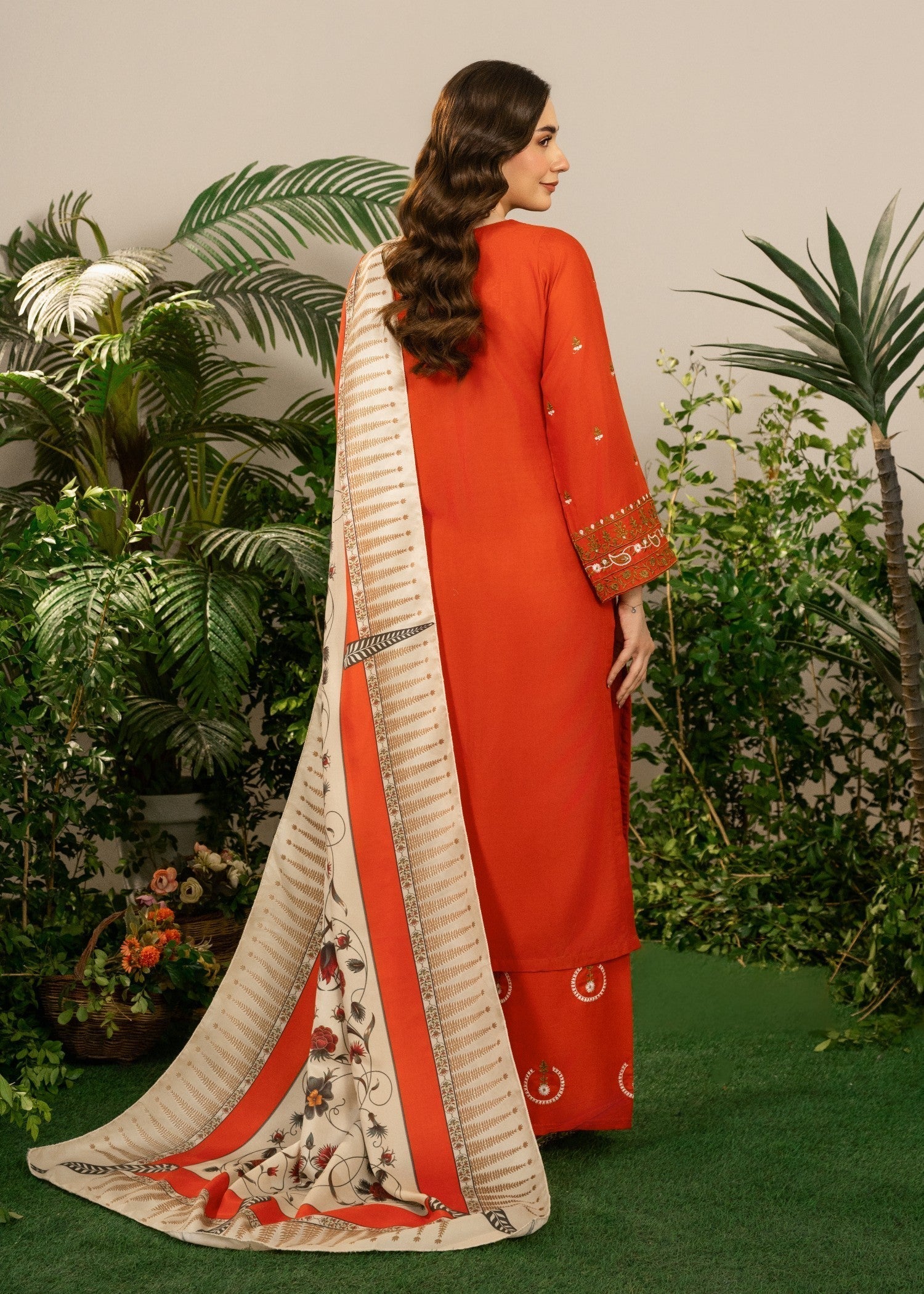 Tehzeeb Libas MALAIKA EMBROIDERED Women 3pcs