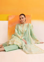 Zellbury WPS2531982 Pastel Green Women 3pcs