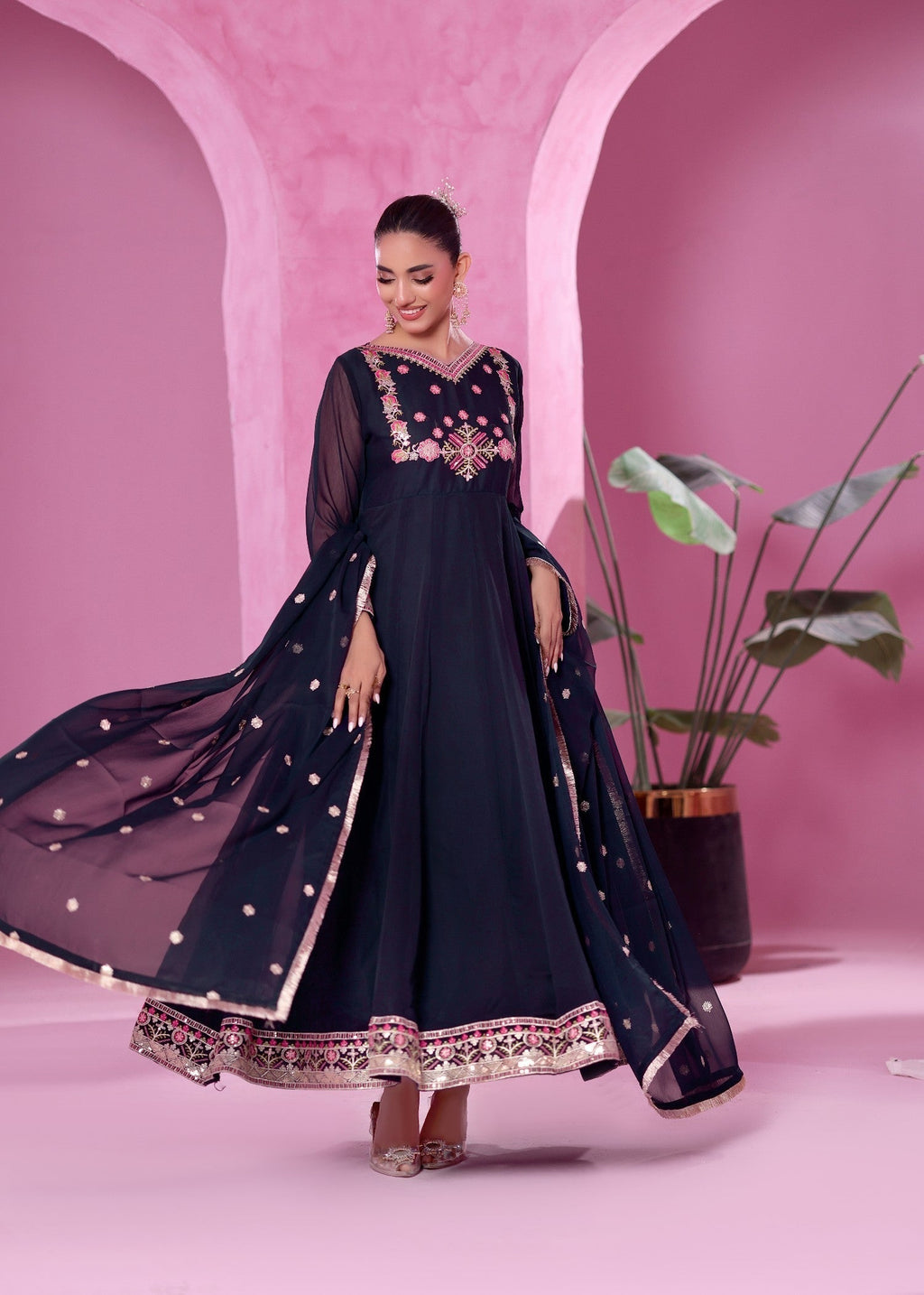 Abaan Zohan Zeenat Blue Women 3pcs