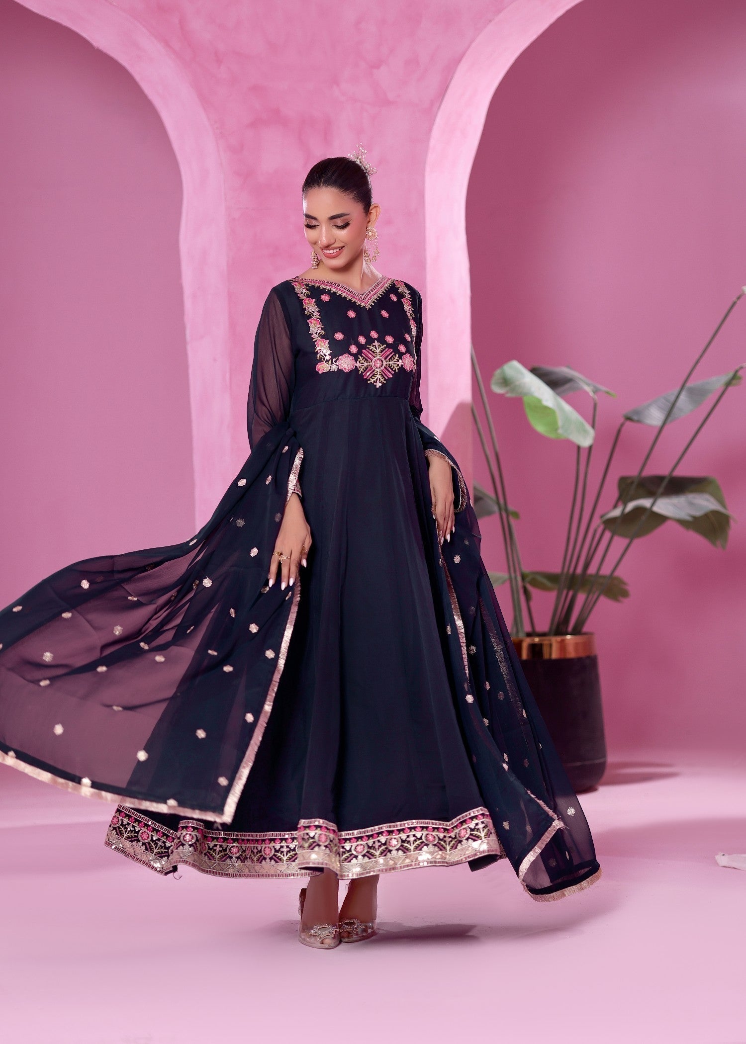 Abaan Zohan Zeenat Blue Women 3pcs