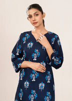 Anabya Garments Kanwal Blue Women 2pcs