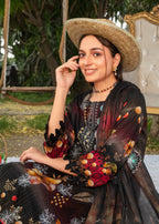 Ayeza Collection Black Kurta Set 06 Women 3pcs
