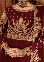 Kanwal Zainab Maroon Grace Women 3pcs