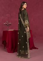 Four Season Boutique JASHAN RAOSILK MHENDI GREEN Women 3pcs