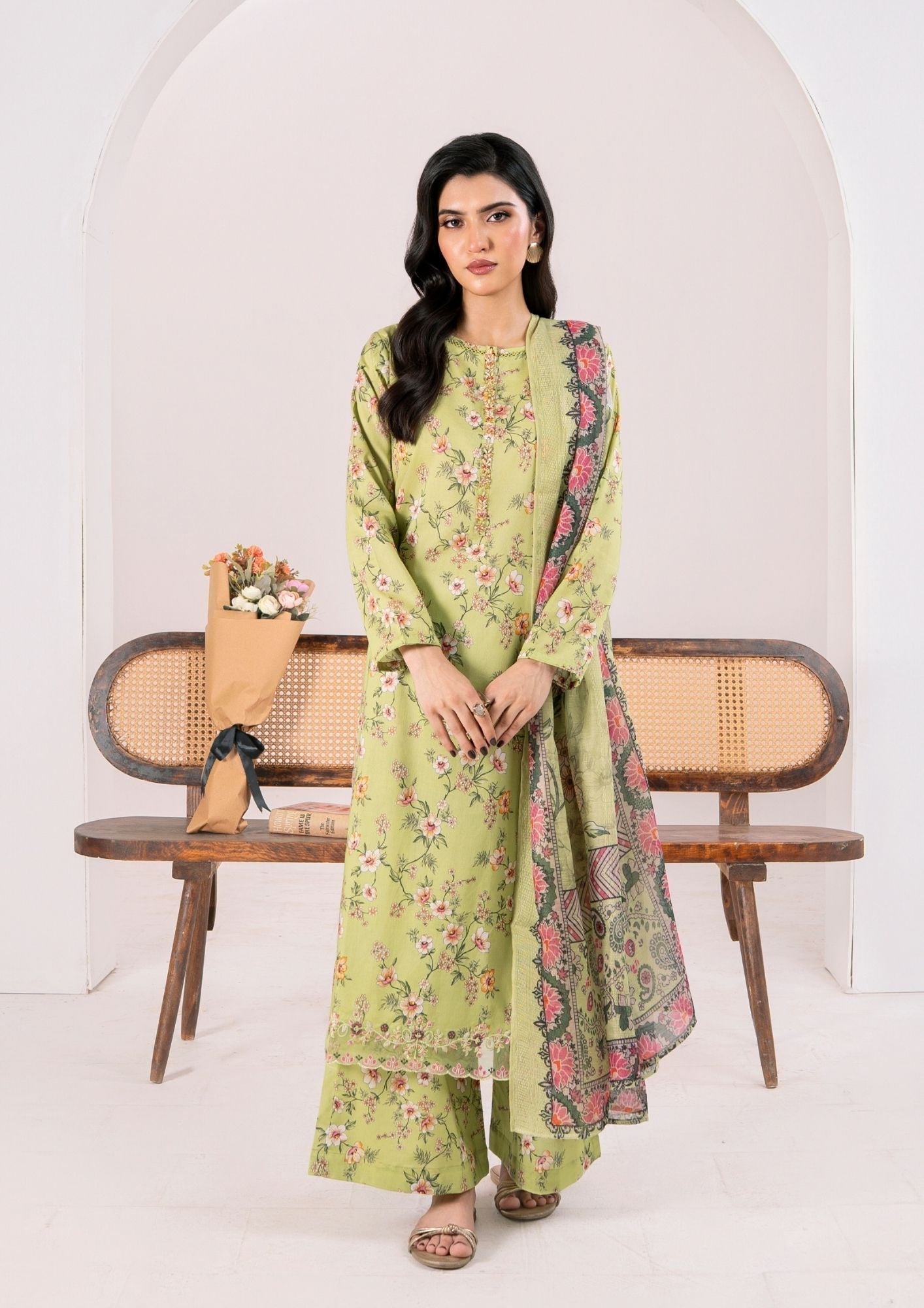 Alfatah Pret Printed Lawn with Embroidery RANAAI S25 0005 Women 3pcs