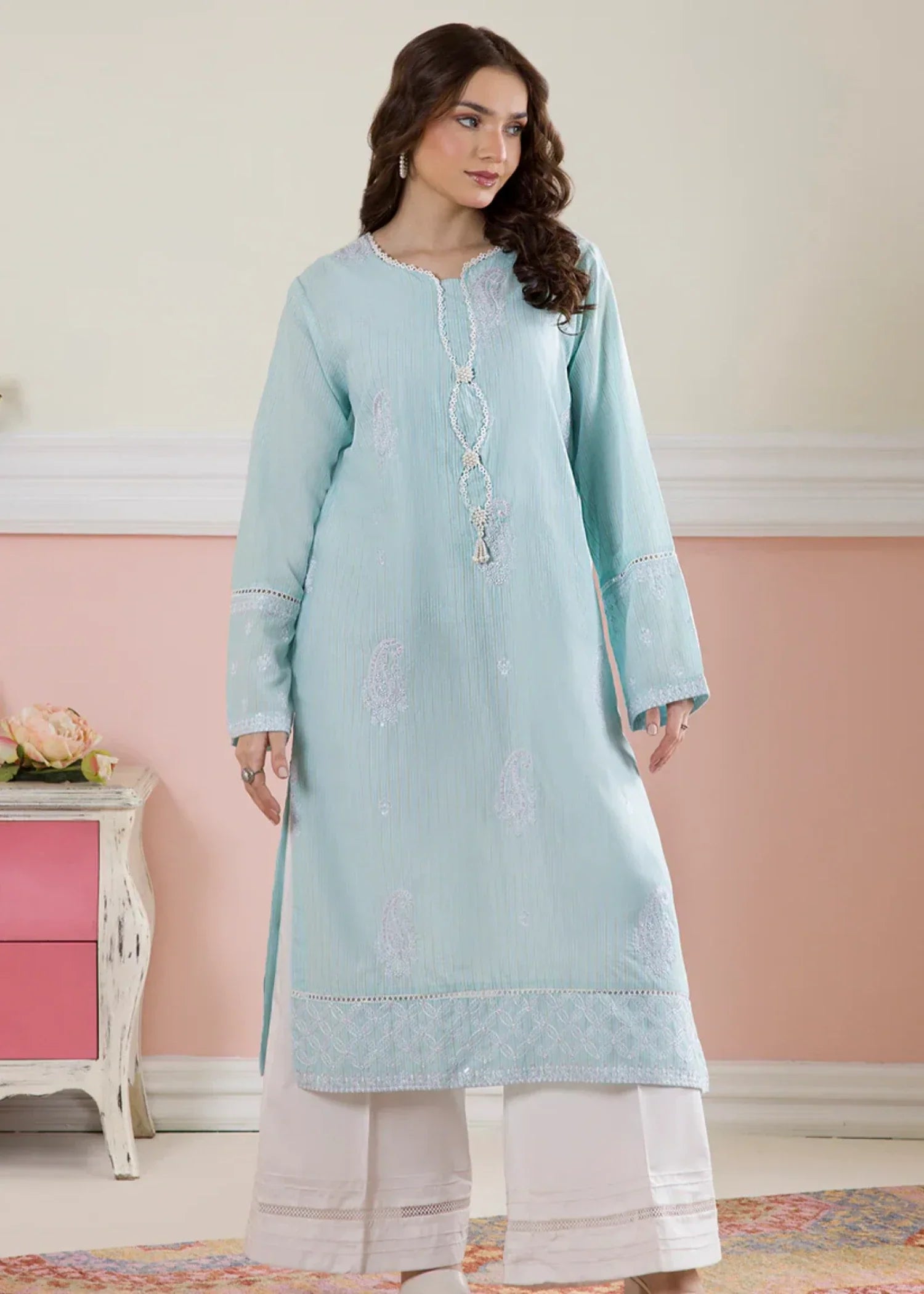 Zellbury WPS2512536 Light Blue Women 1pcs