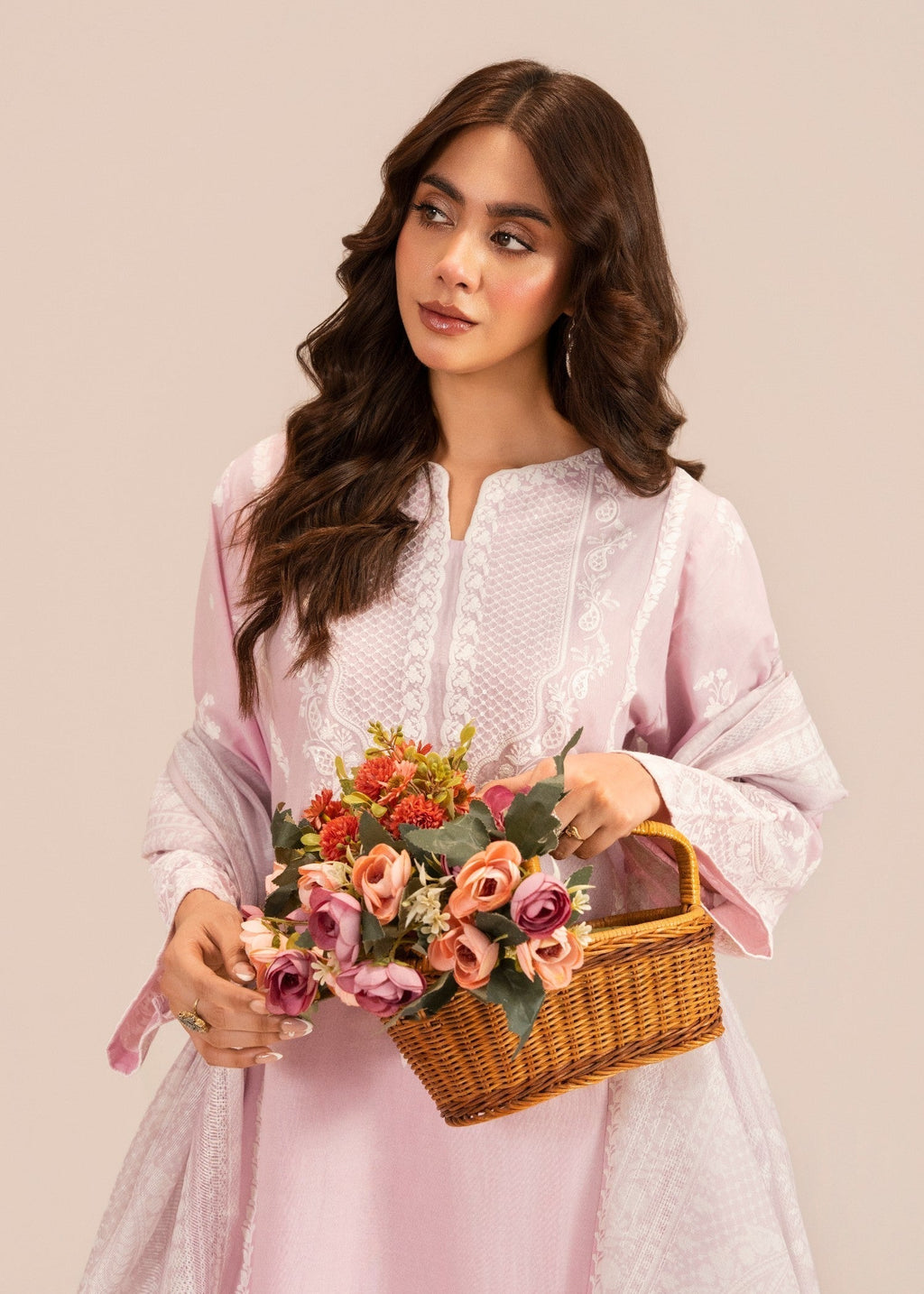 Sahibas By Mirza Chutki Pink Women 3pcs