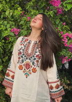 Tehzeeb Libas MEERAB CORD SET Women 2pcs