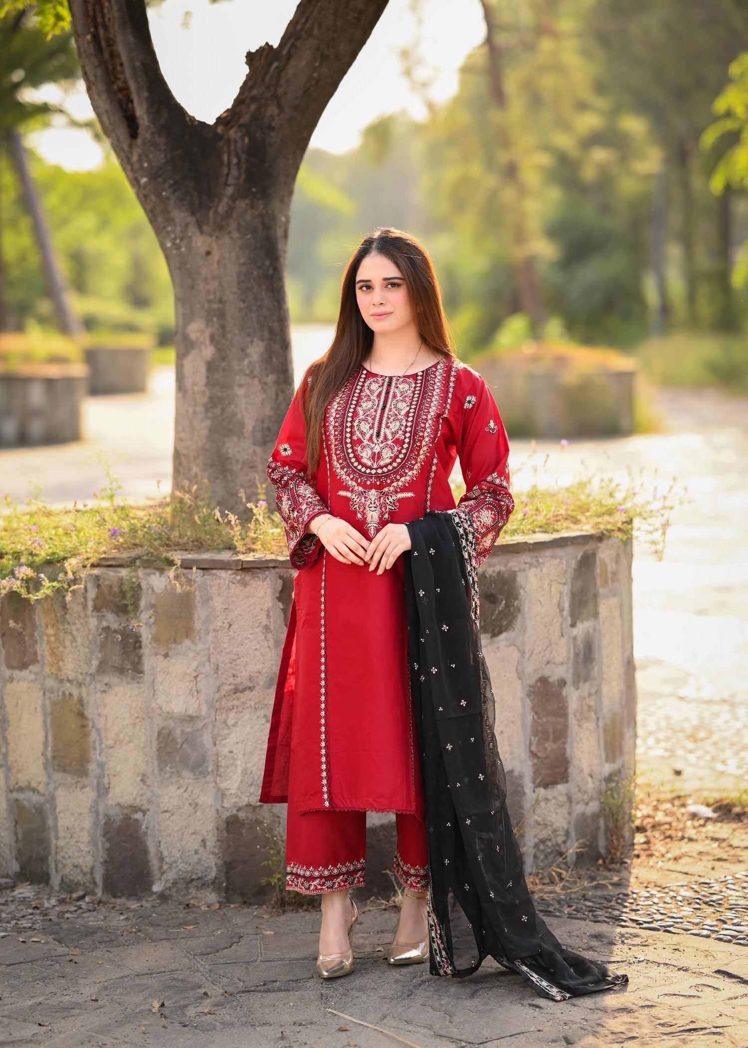 Libas Thread Red Enigma Women 3pcs