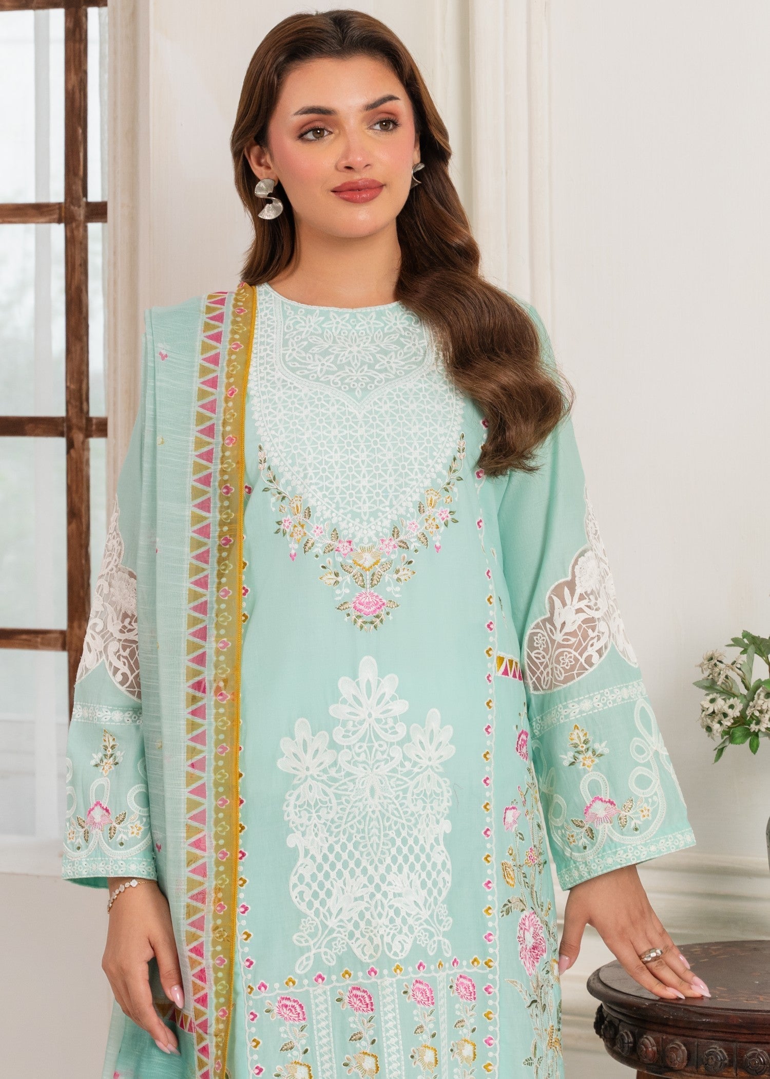 Sahibas By Mirza Sahibaan Aqua Women 3pcs