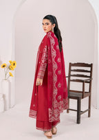 Alfatah Pret Embroidered Lawn ZAUQ S25 0002 Women 3pcs
