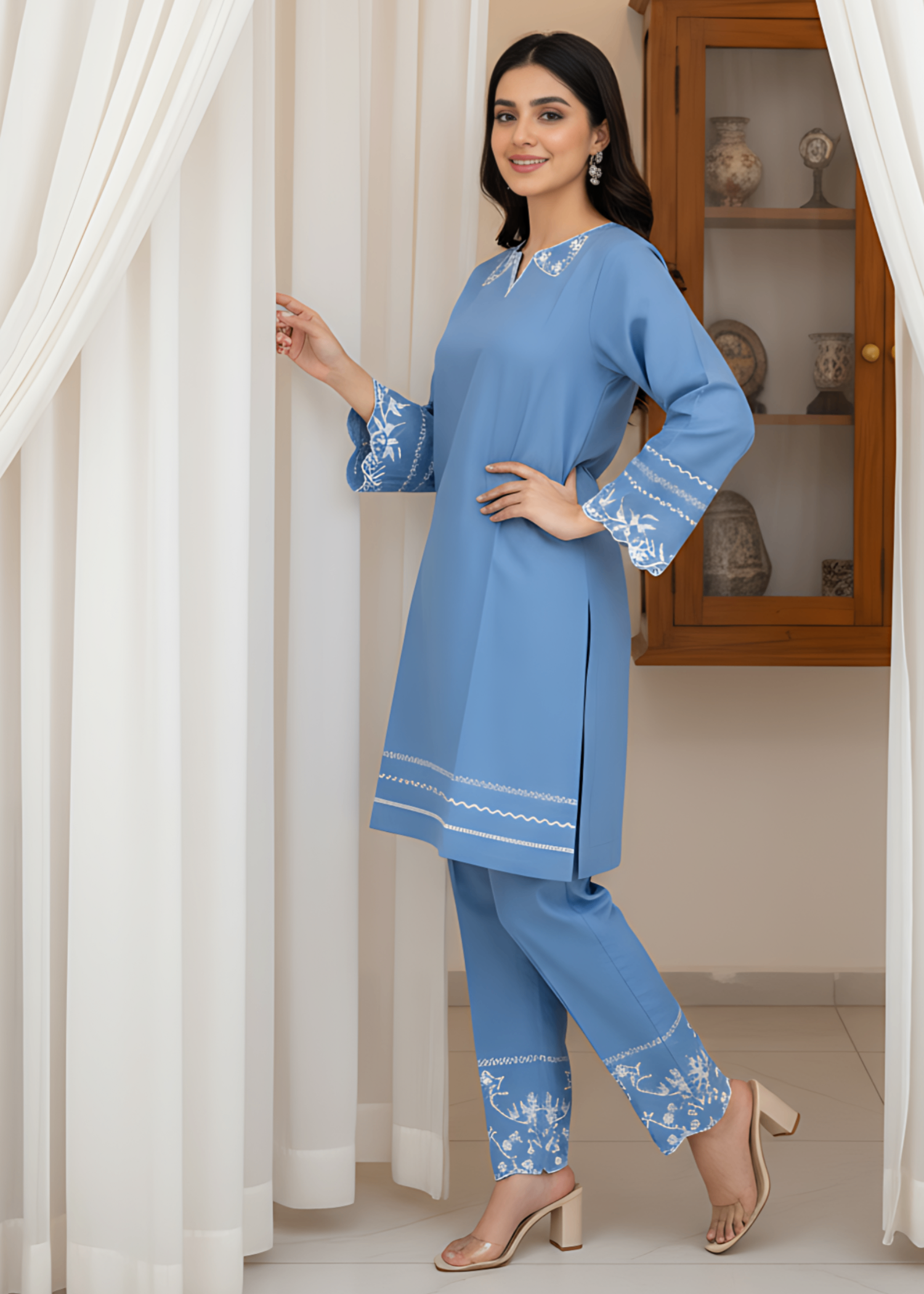 Sahibas By Mirza Minal Denim Women 2pcs