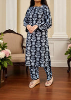 Gulposh Muskan (Printed ) Black Women 2pcs