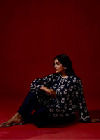 Zeenat & Zoha Navy Glow Women 2pcs