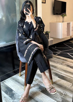 Tehzeeb Libas NOIR BLOOM BLACK Women 2pcs